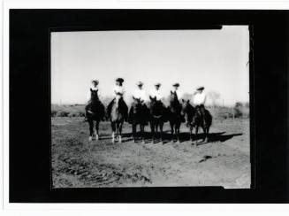 Rodeo Participants on Horseback