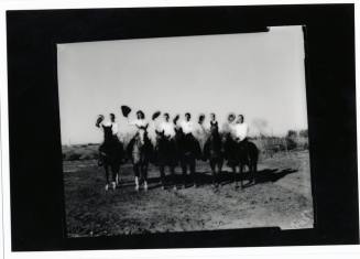 Rodeo Participants on Horseback
