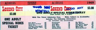 Ticket for Legend City - Special Ride