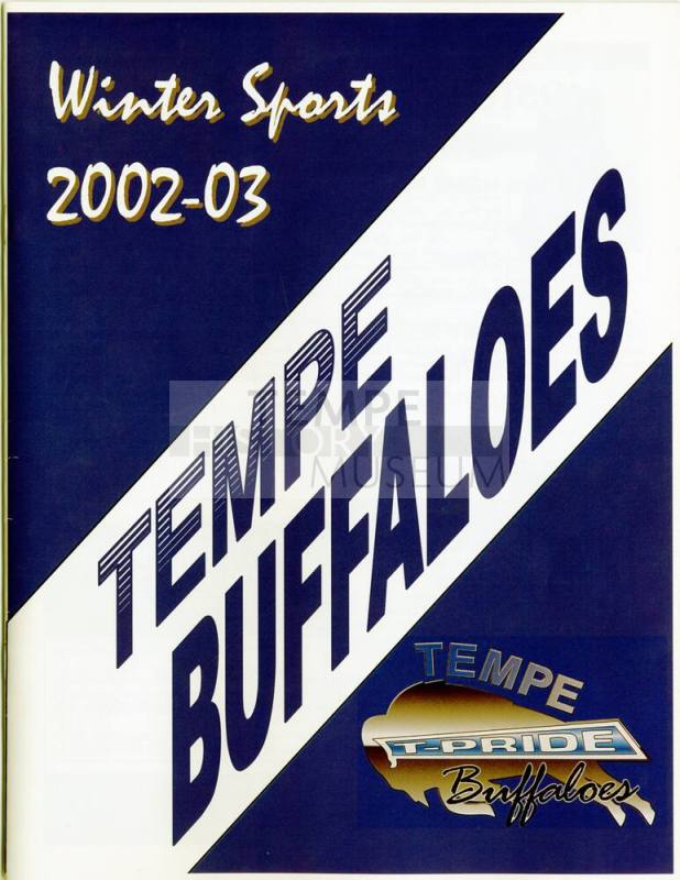 Tempe High School Winter Sports Booklet for 2002-2003