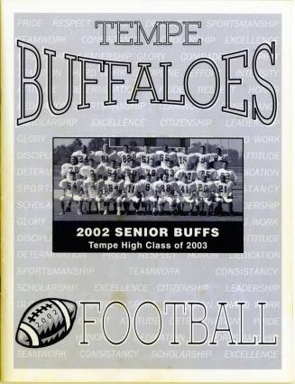 Tempe High School Football program for 2002