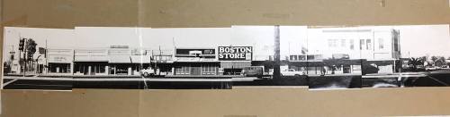 Panoramic Photograph of Shops on Mill Avenue Facing West between Fourth and Fifth Street