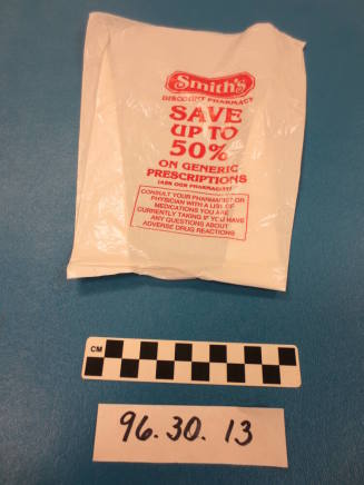 Plastic Bag, Smith's Discount Pharmacy