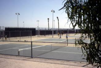 Tennis courts at Kiwanis Park