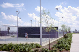 Tennis court at Kiwanis Park