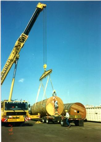 Delivery of Tempe Town Lake Dam