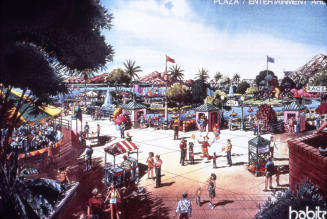 Rio Beach proposed plaza and entertainment area