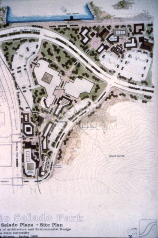 Rio Salado Park plaza site plan