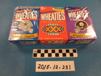 Wheaties Super Bowl Cereal Boxes
