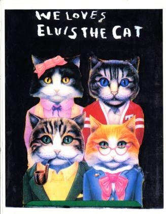 We Loves Elvis the Cat poster