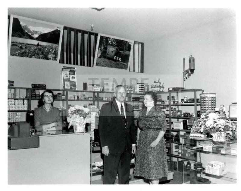 Pioneer Camera - Wood Family posing in their store