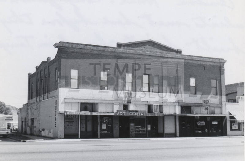 Photograph of Andre Hall, meeting place for the First Congregational Church of Tempe in 1892.