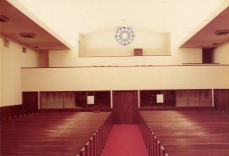 Photograph of interior of First Congregational Church of Tempe