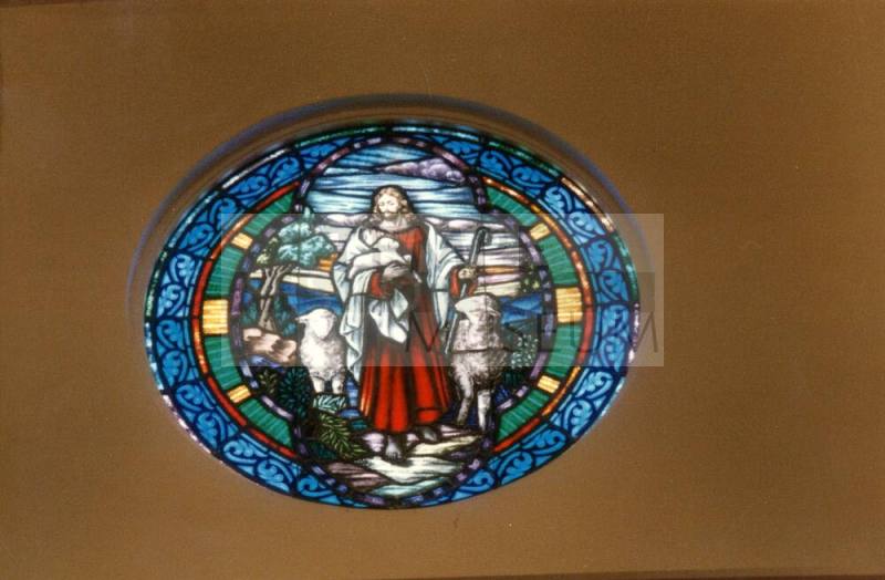 Photograph of First Congregational Church of Tempe Good Shepherd Stained Glass Window