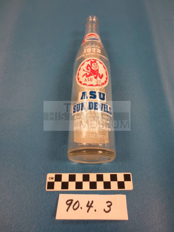 Pepsi Cola bottle, Sun Devils 1972 Fiesta Bowl champions
