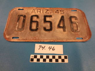 1945 Arizona License Plate