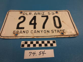 1959 AZ Dealer License Plate