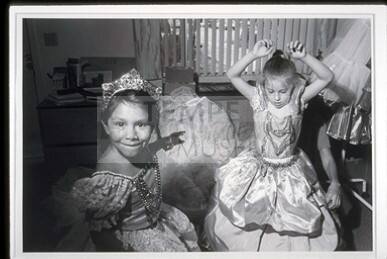 Celina Before Her Princess Party, Tempe, AZ 3/98