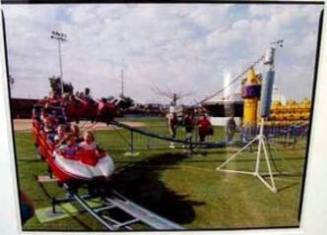 Roller Coaster, Oktoberfest at Tempe Beach Park, October 2000