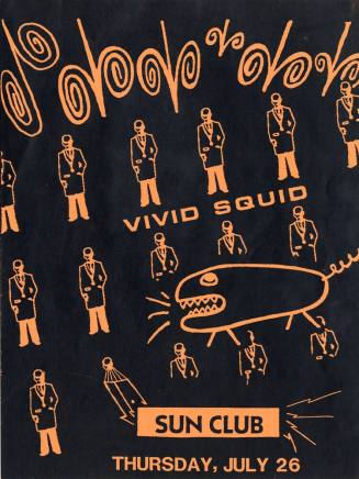 Vivid Squid at Sun Club poster
