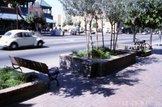 Mill Ave. Streetscape - bus stop