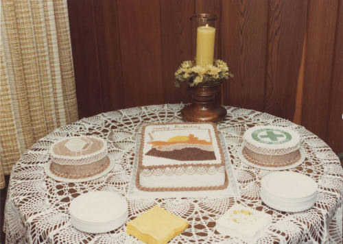 Howard Pyle's Dining Table with 3 Cakes