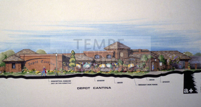 Tempe Railroad Station plans, 300 S. Ash Ave.