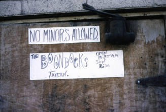 The Boondocks Tavern Sign