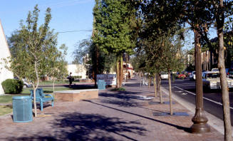 Street Scene of Northwest Corner of University Dr. and Myrtle Ave.