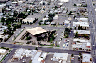 Aerial Photograph of Downtown Tempe, City Hall
