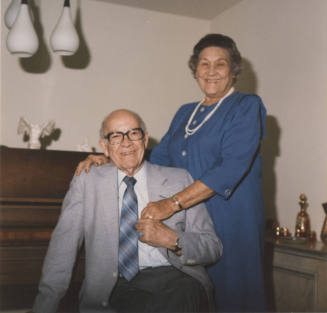 Howard Pyle and Wife at 80th Birthday Party