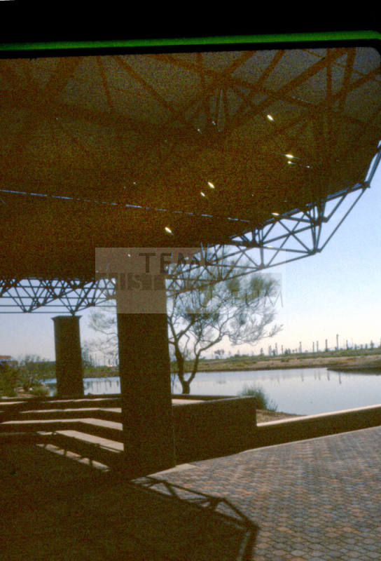 Ramada and Lake at Arizona State University Research Park