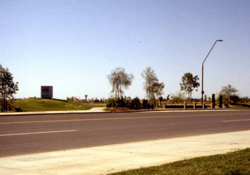 Bus Stop and Landscaping at Arizona State University Research Park