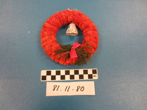 Christmas Ornament - Red Wreath