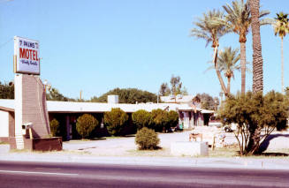 7 Palms Motel Entrance, 2042 E. Apache