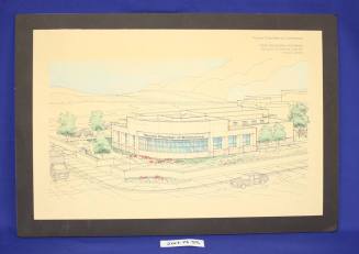 Architect's rendering of Tempe Chamber Commerce Building