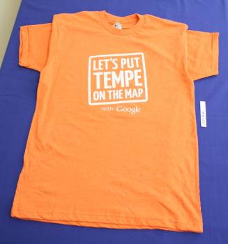 T- shirt, Let's put Tempe on the map with Google