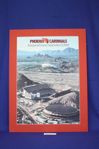 Poster, Phoenix Cardinals Inaugural Game, September 12, 1988