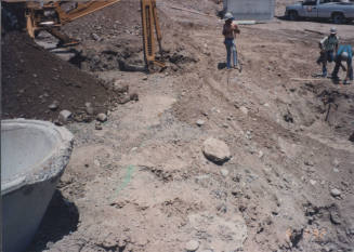Excavation Span 1 Falsework Footings