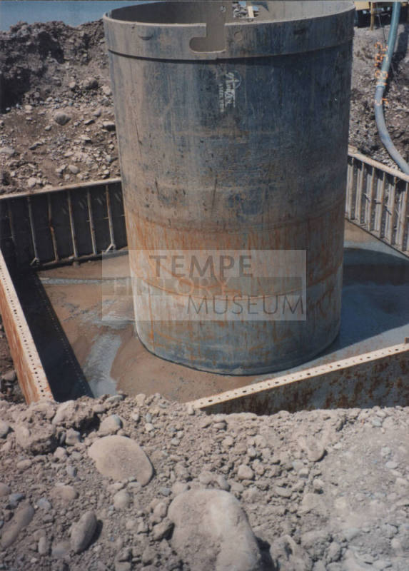 Forming Pier 3 Columns and Steel Casings