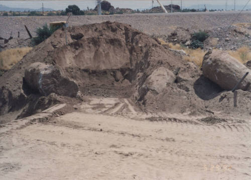 APS Footings in Southeast Retaining Wall Excavation