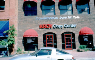 McCain office and Kroy Copy Center, 411 S. Mill Ave.