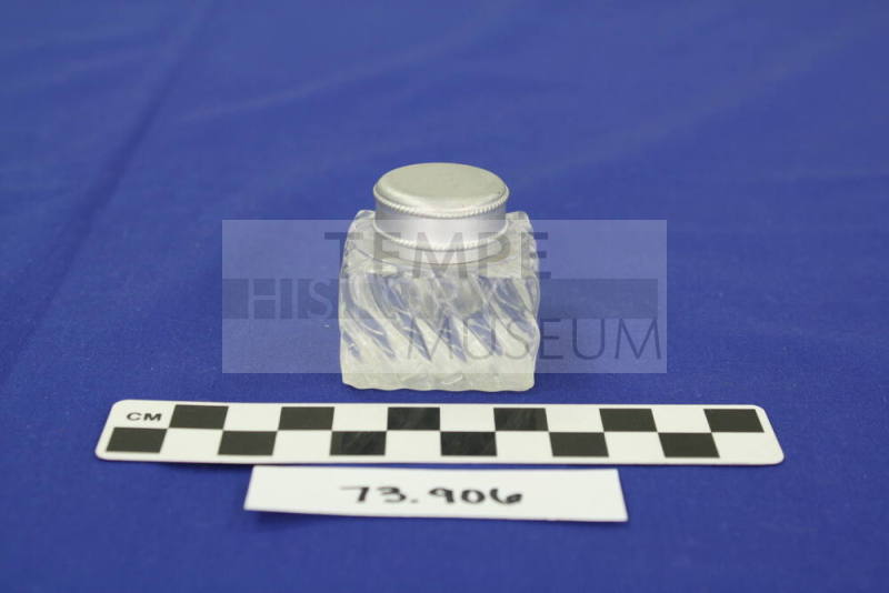 Glass Inkwell and Cap