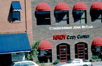 McCain office and Kroy Copy Center, 411 S. Mill Ave.