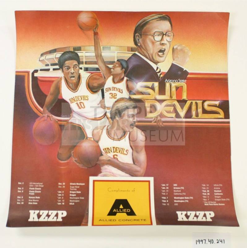 Poster, Sun Devils basketball