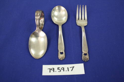 Child's Fork, And Spoon Set