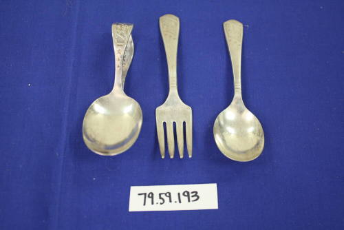 Childs' Fork And Two Spoons