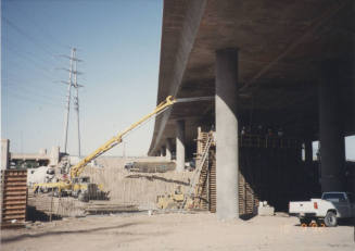Retaining Wall Northeast-1 Pour - Under Papago Freeway