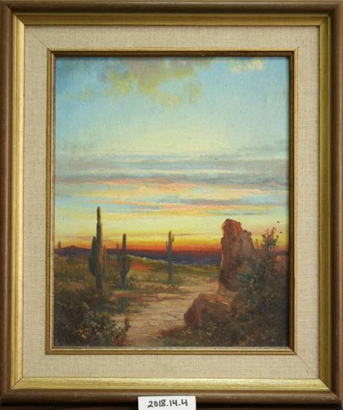 Desert Landscape by Guess E Birchett