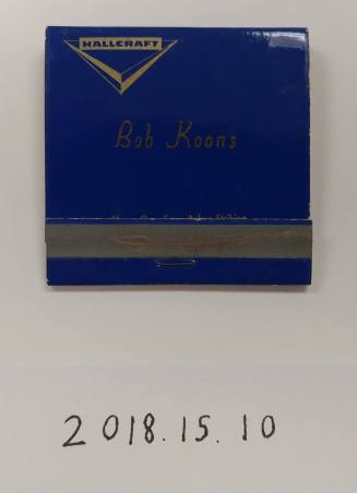 Bob Koons Hallcraft Townhouses Matchbook